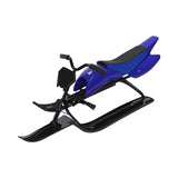 Snow Sled Boys for Downhill Portable Outdoor Activities Games Ski Sled Blue