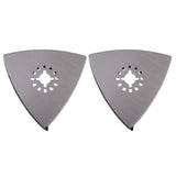 2Pcs 80mm Triangular Hook and Loop Sanding Pad Oscillating Multi Tool