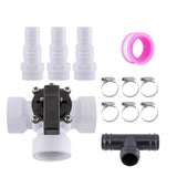 Maxbell Pool 3 Ways Diverter Valve Set 1.5" Easy Installation Universal Hose Adapter