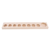 Maxbell Maxbell Wooden Essential Oil Holder Display Storage Rack Tray Organizer  9 Slots