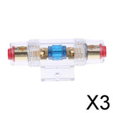 3x60Amp In-Line DC Circuit Breaker Solar/Audio/Car/RV/60AMP Fuse 12V/24V/32V