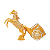 Maxbell Wine Bottle Holder Animal Figurine Bottle Rest Statue for Bar Countertop Decor Horse Gold