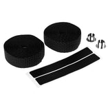 Maxbell Maxbell 2 Pieces Bicycle Sponge Handlebar Tape Bike Bar Wrap Ribbon Bar Plugs Black