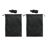Maxbell Outdoor Windproof Curtain Weights Sandbag Easily Install with Retainer Clips 2pcs