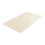 Maxbell PU Leather Table Cloth Stretch Table Protector Reusable Rectangle Tablecloth 60cmx120cm White