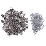 200pcs Silver Metal D Ring Picture Hangers Frame Hanging Hanger Single Hole for Picture Photo Frame Cross-stitch - Aladdin Shoppers