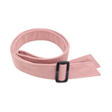 Maxbell Women Woolen Overcoat Waist Belt Wide Waist Belt for Commuting Travel Pink
