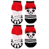 Maxbell Maxbell Cute Bear Pattern Pet Dog Puppy Cat Non-slip Socks with Cute Paw Prints L