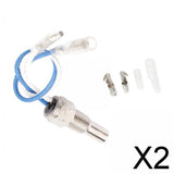 Maxbell 2xTemp Sensor 1/8 NPT Car Gauges Universal Car Oil Temperature Sensor
