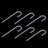 Maxbell 9x6pcs Acrylic Pipe U Shape Tube Bend for Aquarium Co2 System/Diffuser