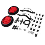 Maxbell Maxbell 2pcs Kayak Deck Plate & 1pcs Canoe Drain Plug & 16pcs D Rings  & 1 Pair Toggle Carry Handles Boat Kit Set with Hardware