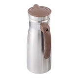 Maxbell 1000ml Stainless Steel Iced Tea Juice Pitcher for Restaurant Sturdy 8.5x23cm Brown