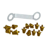Maxbell 12x Football Boot Studs Stable with Wrench Professional Football Shoe Spikes