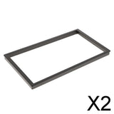 Maxbell 2xAuto Car Interier Audio DVD Modification Frame Fits for Honda FIT 173x98mm