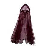 Maxbell Halloween Hooded Cloak Adults Women Men for Festival Fancy Dress Performance 2 layer