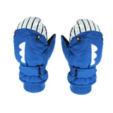 Maxbell Kids Winter Gloves Warm Thickened Gloves Snow Gloves for Skiing Snow Outdoor blue