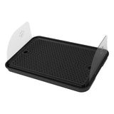 Maxbell Cat Litter Box Step Portable Litter Trapper for Bedroom Bathroom Living Room Black