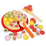 Maxbell Kitchen Accessory Food Toys Cutting Play Food Toy Window Display Gift Crafts Pizza