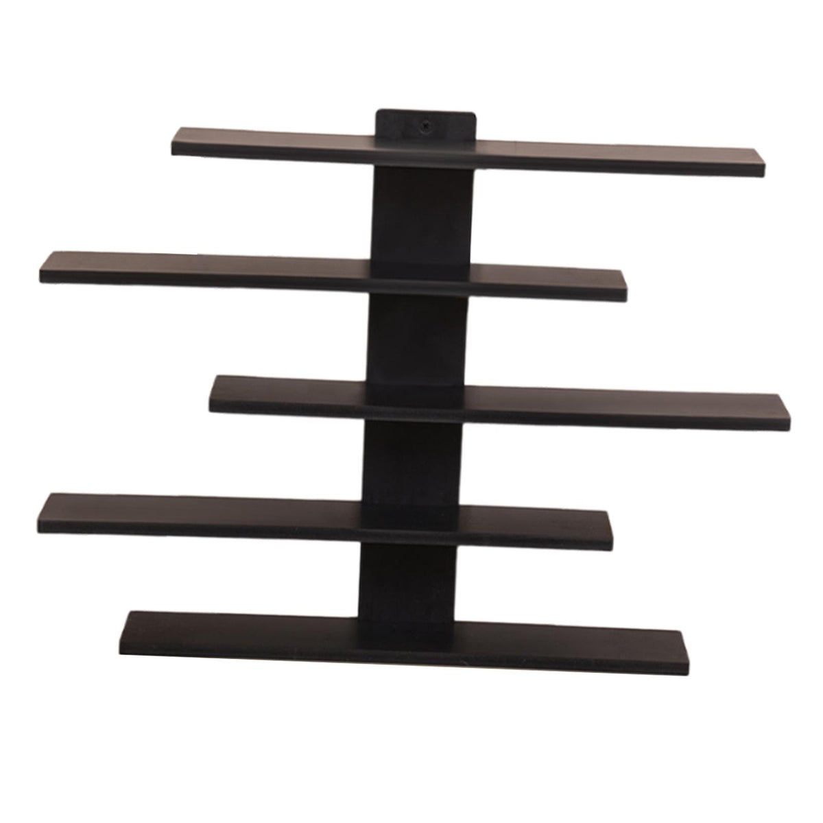 Maxbell Display Shelf for Figures Wall Hanging Shelf for Bedroom Washroom Study Room black