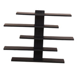 Maxbell Display Shelf for Figures Wall Hanging Shelf for Bedroom Washroom Study Room black