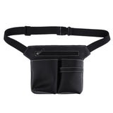 Maxbell Maxbell PU Leather Barber Holster Pouch Holder Hair Scissors Bag Waist Belt Black 2