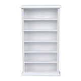 Maxbell 2x Handmade 1/12 Wooden Dollhouse Miniature Bookcase Shelf Cabinet Gifts