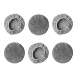 Maxbell 6Pcs Microfiber Cloth Glass Cleaner Robot Parts Window Vacuum Cleaner Pad Fleece Texture