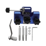 Maxbell Chain Saw Sharpening Jig Tool Kit Length 8.5cm Sturdy Aluminum Alloy Portable Blue