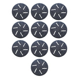 Maxbell 10Pcs Sandpaper Paper disks Replacement Electric Foot Rasp files Grit Refill Discs Engraved Surface
