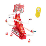 Electric Climbing Ladder Santa Claus Gift Funny for Living Room Shelf Office Style B