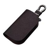 Maxbell Maxbell Generic Car Key Case Portable Small Zipper Bag Decorative Car Key Fob Cover Coffee