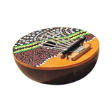 Maxbell 7 Key Kalimbas Exquisite Handpainted Patterns Thumb Piano for Beginners Gift