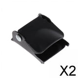 Maxbell 2xDurable Roller Skates Strap Buckle Skates Strap Clasp Repair Accessories Style A Black