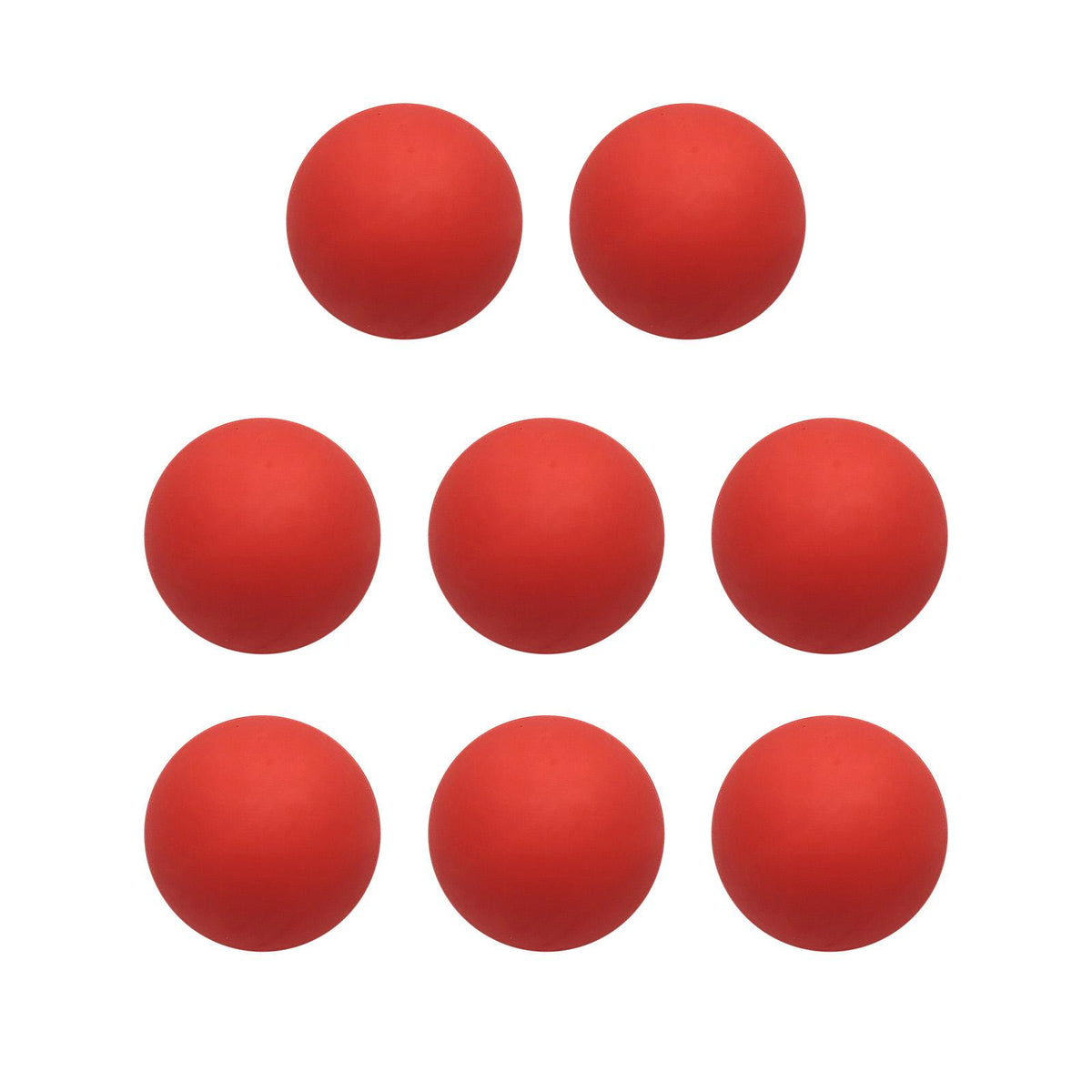 Maxbell 8Pcs Bounce Reaction Balls Elastic Reaction Training Balls for Practice Home Red