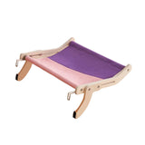 Cat Window Perch Lounge Mount Hammock Adjustable Seat for No Suction Cup Violet Pink - Aladdin Shoppers