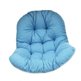 Maxbell Egg Chair Cushion Soft Washable Basket Chair Cushion for Patio Outdoor Porch Blue