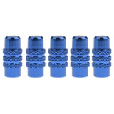 Maxbell 5x Cycling MTB Bicycle Alluminum Alloy Presta Valve Cap Dust Cover Blue - Aladdin Shoppers