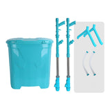 Maxbell Backpack Carrying Granular Fertilizer Spreader Manual Fertilizing Tool Style D