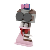 Maxbell Action Figure Building Blocks Room Decoration for Kids Ages 3+ Year Old Fans Pink