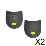 Maxbell 2x1Pair Rubber Heels Anti Slip Shoe Heel for Hiking Leather Shoes Sport Shoes