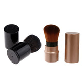 Maxbell Retractable Kabuki Travel Foundation Brush for Blush Bronzer & Powder 2pcs
