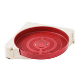 Maxbell Lazy Susan Organizer Rotating Corner Shelf for Kitchen Bathroom Refrigerator