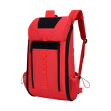Maxbell Trauma Backpack Empty Oxford Cloth Emt Trauma Bag for Nurse Camping Trekking red
