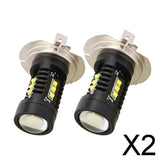 Maxbell 2x2 pieces H7 60W Aluminum Width Lamp LED Backup Fog Light Bulbs White