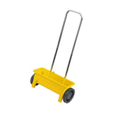 Maxbell Hand Push Seed Spreader Manure Spreader Drop Spreader for Ice Melt Lawn Salt