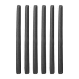 Maxbell 6 Pieces Trampoline Enclosure Pole Foam Sleeves Foam Tube Padding for Tubing Black
