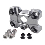 Maxbell Motorcycle Handlebar Riser Sturdy Lightweight Metal for Honda Motorbike Titanium Color