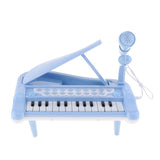 Maxbell Maxbell Kids Piano Toy Keyboard for Kids Birthday Gift Music Instruments with Microphone 25 Keys Hands-on Toys (Blue)