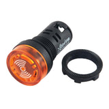 Maxbell Buzzer Lamp AD16-22SM LED Flash Alarm Indicator Signal Lamp With Buzzer 220V AC, Yellow - Aladdin Shoppers