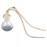 Car Fragrance Clear Empty Refillable Perfume Air Freshener Hanging Bottle#B